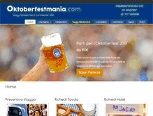 Tablet Screenshot of oktoberfestmania.com